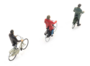 ARTITEC | WACHTENDE FIETSERS 3 FIGUREN (READY-MADE) | 1:87_