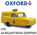 OXFORD | AA RELIANT REGAL SUPERVAN PATROL SERVICE | 1:76_