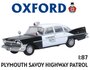 OXFORD | PLYMOUTH SAVOY SEDAN OKLAHOMA HIGHWAY PATROL 1959 | 1:87_
