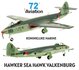 AVIATION 72 | HAWKER SEAHAWK KONINKLIJKE MARINE 118/V FGA.6 860Sqn VALKENBURG 1961 LIM. ED. | 1:72_