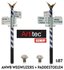 ARTITEC | ANWB WEGWIJZERS + PADDESTOELEN (READY-MADE) | 1:87_