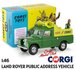 CORGI | LAND ROVER - PUBLIC ADDRESS VEHICLE 1964 | 1:46_