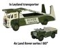 OXFORD DIECAST | LAND ROVER TRANSPORTER SET | 1:76_