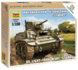 ZVEZDA | US LIGHT TANK M3A1 'STUART' 1944 (SNAP FIT) | 1:100_