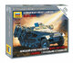 ZVEZDA | GERMAN SD.KFZ. 251/1 HEAVY ROCKET LAUNCHER (SNAP FIT) | 1:100_