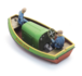 ARTITEC | DE KAMELEON WATERLIJN + HIELKE EN SIETSE FIGUREN (READY-MADE) | 1:87_