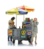 ARTITEC | HOT DOG KAR + 2 FIGUREN (READY-MADE) | 1:87_