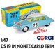 CORGI | CITROEN DS19 IN MONTE CARLO-TRIM | 1:47_