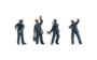 AIRFIX | WWII RAF GROUND CREW 10 MULTY-PART FIGURES | 1:48_
