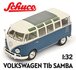SCHUCO | VOLKSWAGEN VW T1 SAMBA  (BLAUW/WIT) | 1:32_