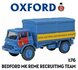 OXFORD DIECAST | BEDFORD MK 'REME' RECRUITING TEAM  BRITISH ARMY | 1:76_