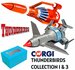CORGI | THUNDERBIRDS COMPLETE SET 3 BOXEN FAB1 TH2+4 Th1+3 CLASSIC TV SERIES 60 YEARS | BUNDEL_