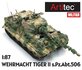 ARTITEC | TIGER II DREIFARBIGE TARNUNG S.PZ.ABT.506 WERHMACHT GEVECHTSKLAAR (READY MADE) | 1:87 _