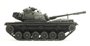 ARTITEC - M48A2 Gelboliv voor treintransport Bundeswehr (kant en klaar model) - 1:87 _