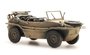 ARTITEC - Schwimmwagen VW 166 K2s Dunkelgelb ( kant en klaar model ) - 1:87_