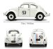 JADA | HERBIE VOLKSWAGEN BEETLE (KEVER) THE LOVE BUG NR 53 MET BANDENREK | 1:24_