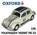 OXFORD DIECAST | VOLKSWAGEN (KEVER) "HERBIE" NR. 53 | 1:76_