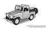 MOTOR MAX - TOYOTA FJ40 CONVERTIBLE (JEEP) SILVER GREY 1974 - 1:24_