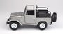 MOTOR MAX - TOYOTA FJ40 CONVERTIBLE (JEEP) SILVER GREY 1974 - 1:24_