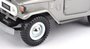 MOTOR MAX - TOYOTA FJ40 CONVERTIBLE (JEEP) SILVER GREY 1974 - 1:24_