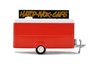 OXFORD DIECAST | HARD WOK CAFE 'MOBILE FOOD TRAILER' | 1:76_