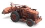 ARTITEC | BISCHOFF POLYTRAC MET SHOVEL, ORANJE (READY-MADE) | 1:87_