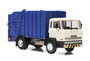 ARTITEC | DAF KANTELCABINE 1970 VUILNISWAGEN BLAUW/WIT (READY MADE) | 1:87_