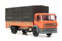 ARTITEC | DAF KANTELCABINE 1987 OPEN BAK MET HUIF 'ORANJE' (READY MADE) | 1:87_